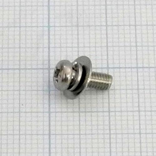 SCREW,SUS SEMS P3 BK M3X8,ASI