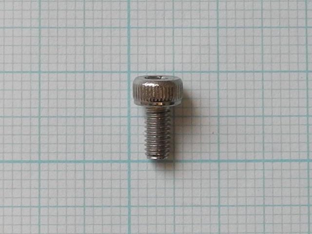 Bolt, Hex, Stainless Steel, M3 x 5, ICPMS