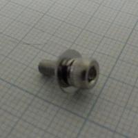 Screw, SST Hex Head M3X8 SEMS, ASK