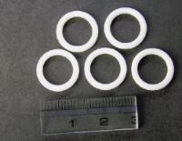 O-RING,INJECTION SLIDER,PTFE,5/PK,TOC.