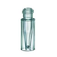 Vial Kit, PFAS, 12x32mm w/200uL Silanized Glass Insert, PP/Silicone Screw Caps, 100/pk