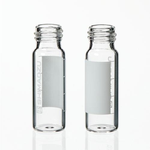 Vial Kit, 4mL Clear Glass w/Screw Casp and Non-slit Silicone/PTFE Septa, 500/pk
