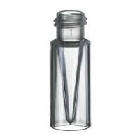 Vials, 12 x 32mm TPX Body w/200uL Silanized Glass Insert, Screw Neck, 100/pk, No Caps