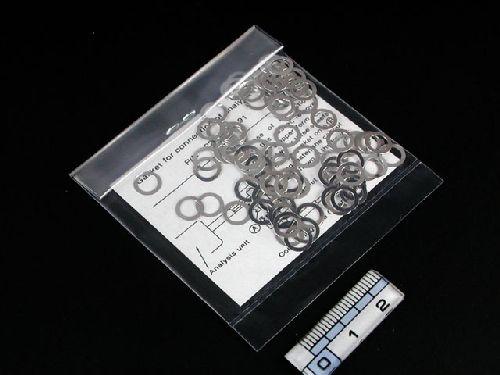 Gasket, Aluminum for INJ G-type Fitting, 0.08 x 4.8 x 6.8 mm 100/pk