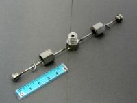 Connector, MF-MM-MF Branch Pipe, Left-Threaded