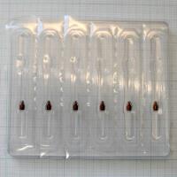 ClickTek Ferrule 0.50mm Hole for Medium Bore Columns, 6/pk