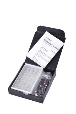 Vial Kit, LabTotal for LC, 1.5mL Clear Glass w/Screw Caps and Non-slit Silicone/PTFE Septa, 100/pk