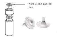 Vials, GC, Xtra Clean Conical Cap, 4mL, 12 pack