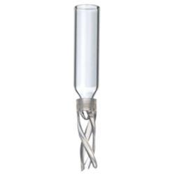 Vial Inserts 50uL Glass with Polypropylene Bottom Spring, 1000 pack