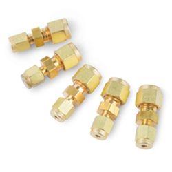 Union, Compression Fitting, Brass 1/4