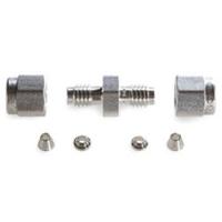 Union, Compression Fitting, Stainless Steel, 1/16