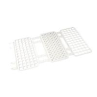 Q-sep Tube Rack For 50mL Centrifuge Tube Holds 24, Polypropylene, White
